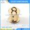 Hot sale Eco friendly Shiny light gold Zinc alloy bag accessories Core End tail clip