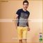 Summer Lycra Cotton T-shirt Men Solid Color Tight Fit Style Tee