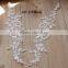 New Arrived Crochet Lace Flower Applique For Wedding Gown Embellishment                        
                                                Quality Choice