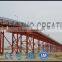 Overland long distance curve belt conveyors for bulk/scattered materials