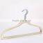 flocked clothes hanger with shoulder pads HM-010                        
                                                Quality Choice