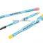 Light blue double sided single makeup brush