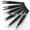 6pcs/set eyebrow tweezers stainless steel tweezers tweezers set