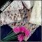 Popular design star of lace fabric wholesale for girl dress T001
