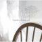 Hand embroidered white cotton door curtain-design 7