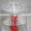 Acrylic plastic juice water infuse pitcher