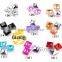 8*8mm Square Shaped Acrylic Point Back Mix Color Rhinestone&Crystal For Stylish Bags Garment Shoes #GY013-8P(Mix-s)