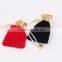 Professional mini velvet pouch gift bag velvet clutch bag with aglets                        
                                                                                Supplier's Choice