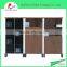 Cheap price glass door with aluminum frame office wood cabinet