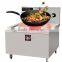 Single wok 20KW high temperature high efficency commercial electric induction stove wok cooker with stainless steel SB20