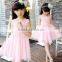 2015 latest child baby models pink princess dress