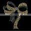 hot fix butterfly lace with stone heat transfer for the garment decoration