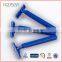 blue straight XCERA shaving razor double edge safety hotel plastic shaving razor