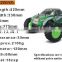 High Quality Erc188 1/10 Scale Gas Powered Rc Monster Truck
