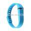 16 solid color available TPU+TPE material wristband for fitbit flex bracelet with factory price