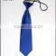 Solid Zip Up Uniform Neck Ties