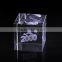 crystal arts 10*10*10cm crystal glass for engraving cube