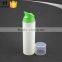 120ml Plastic High Quality pp Airless Pump Bottle With green PP Cap