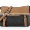 pretty waxed cotton canvas messengers bag