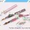 ANY Nail Art Beauty Care Dotting Design Pink Metal Handle Nail Ink Painting Fingernail with Dotting Pen