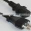 Power cord with 3 pin connector