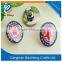 lovely adorable blue metal badge for car/brand stamped logo/well-know letter