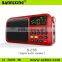 Hot new products for 2015 B-258 FM radio mini digital speaker with torch function