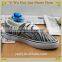 Direct Factory Wholesale Hot Sale HJ039 lace-up flats Casual canvas rubber sneaker shoes