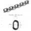 Stainless chain, short link chain, DIN standard stainless steel link chain