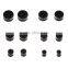 6 Pairs Black Agate Stone Flesh Tunnel Plug avaible in Various Gauges