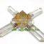 4 Pencil Clear Quartz Reiki Pyramid Energy Generator : Wholesale Gemstone