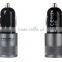 Portable dual usb car charger 2a micro usb car charger, creative design car chargers luxury