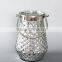 Xmas mecury glass candle hodler with handle