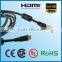 A-C type 1.4V HDMI to MINI HDMI cable with gold plated ,male to male.
