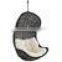 PE Wicker Rattan outdoor net swing