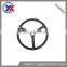 Hand wheel with round hole and three spoke for valves