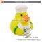 Hot selling funny vinyl bath duck toy for wholesale