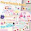 Original Hoppe-chan reflective sticker paper decorating for girls