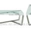 China living room rectangle stainless steel coffee table