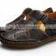 2016 summer height increasing genuine leather men sandals