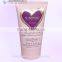 plastic round oval tube for cosmetic packaging