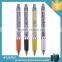 Best quality hot sell push plastic ballpoint pen