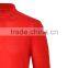 Customised TC Men's Red Plain Color Long Sleeve Polo Shirts