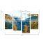 Snow mountain natural scenery canvas painting murals
