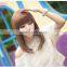 Real Female Hair Wigs Straight Short Hair Korean Pear Small Head Wig