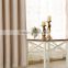 beige imitation linen polyester breathable blackout fabric for curtain
