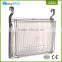 Kitchenware heavy duty loading capacity folding stainless steel metal hanging dish rack