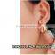 Gold stud earring jewelry wholesale earrings women