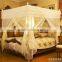 2015 China supplier 100% polyester WHO approved treated mosquito net for double bed