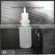 10ml ejuice PE plastic bottle with childproof cap and long dropper